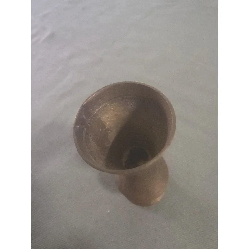 small vintage brass vase 3
